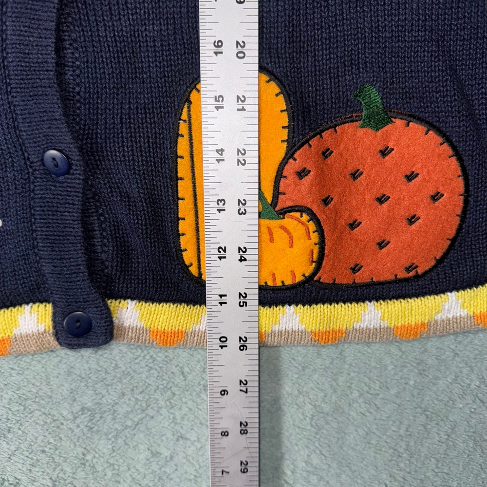 The Quacker Factory Womens Embroidered Multi Color Buttoned down Cardigan Large - Picture 12 of 14